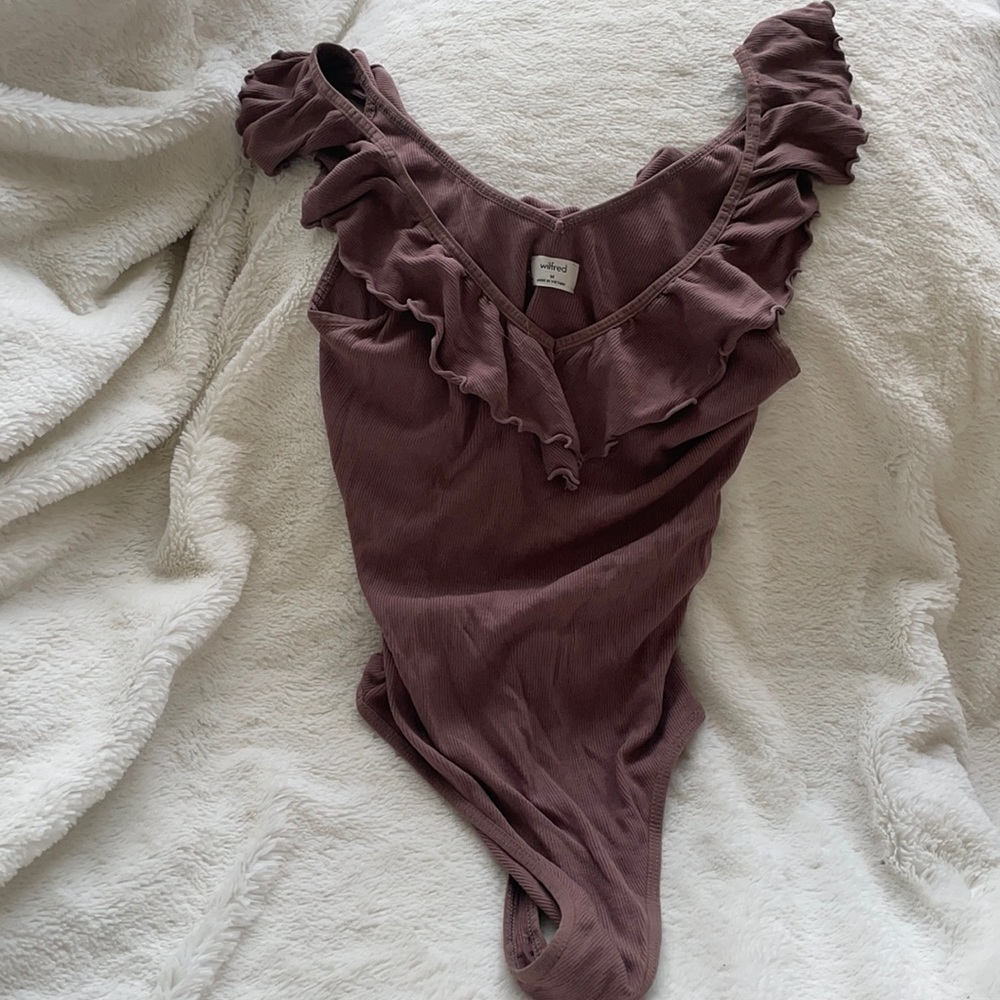 Wilfred ruffle bodysuit size medium